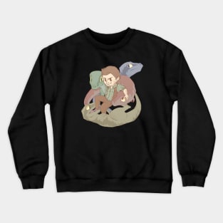 Owen And Raptors Jurassic Park Crewneck Sweatshirt